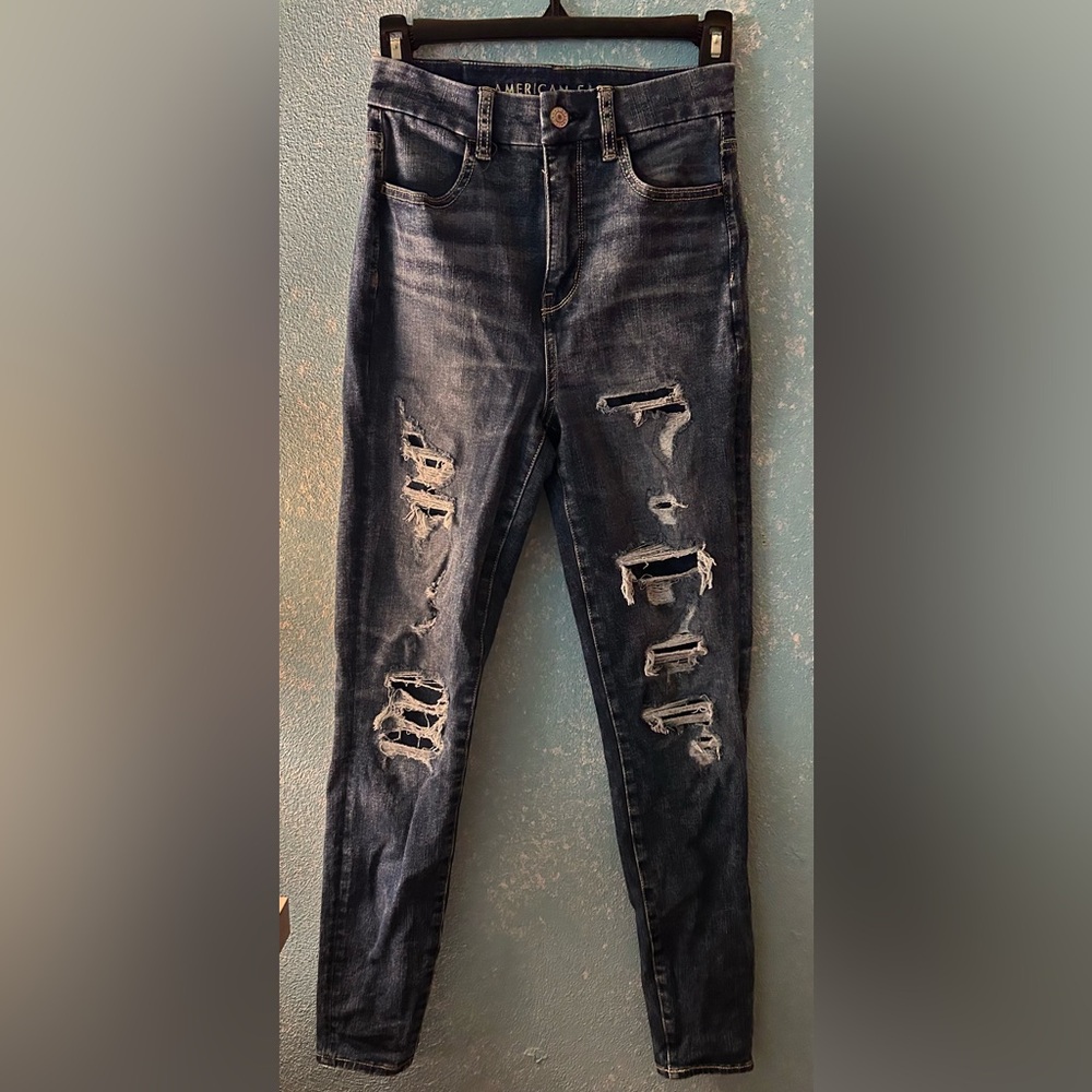 American Eagle Outfitters Women's Curvy Super Hi-Rise Jeggings